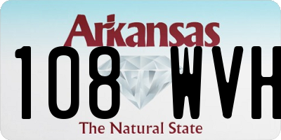 AR license plate 108WVH