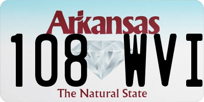 AR license plate 108WVI