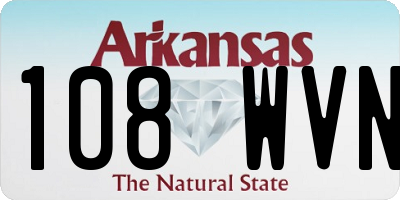 AR license plate 108WVN