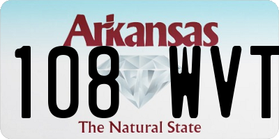 AR license plate 108WVT