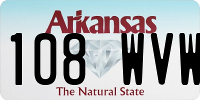 AR license plate 108WVW