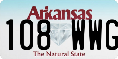 AR license plate 108WWG