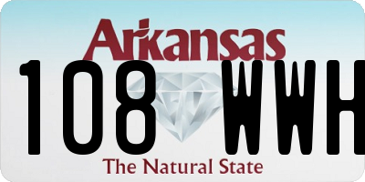 AR license plate 108WWH