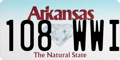 AR license plate 108WWI