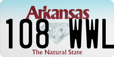 AR license plate 108WWL