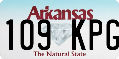 AR license plate 109KPG