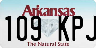 AR license plate 109KPJ