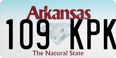 AR license plate 109KPK