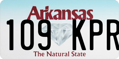 AR license plate 109KPR