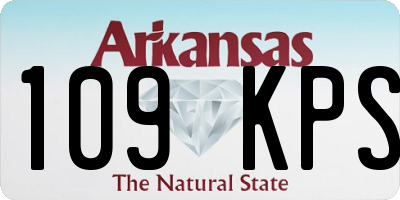 AR license plate 109KPS