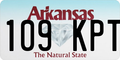 AR license plate 109KPT