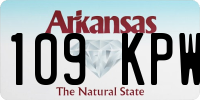 AR license plate 109KPW