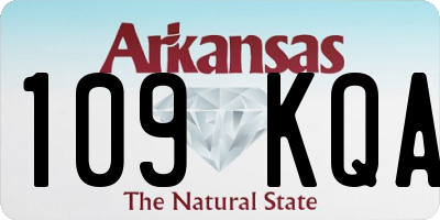 AR license plate 109KQA