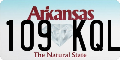 AR license plate 109KQL