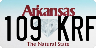 AR license plate 109KRF