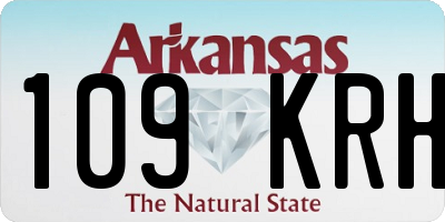 AR license plate 109KRH