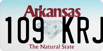 AR license plate 109KRJ