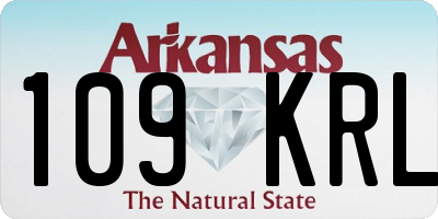 AR license plate 109KRL