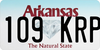 AR license plate 109KRP