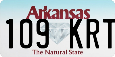 AR license plate 109KRT