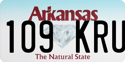 AR license plate 109KRU