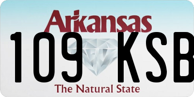 AR license plate 109KSB