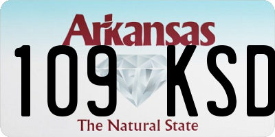 AR license plate 109KSD