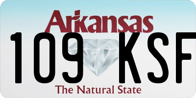AR license plate 109KSF