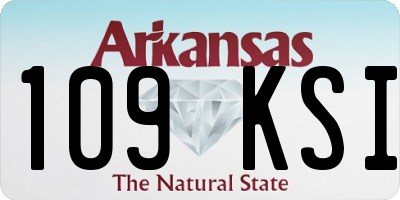 AR license plate 109KSI