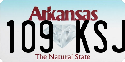 AR license plate 109KSJ