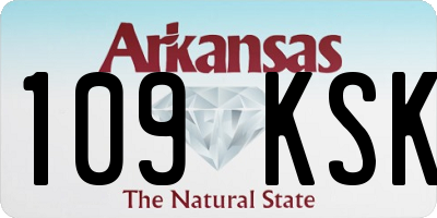 AR license plate 109KSK