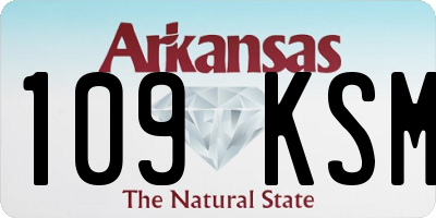 AR license plate 109KSM
