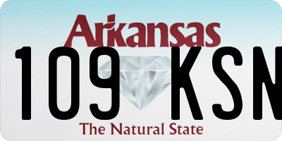 AR license plate 109KSN