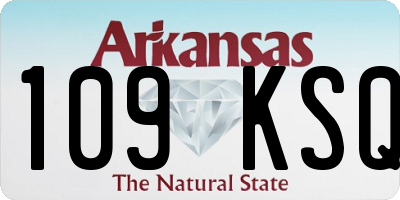 AR license plate 109KSQ