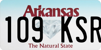 AR license plate 109KSR