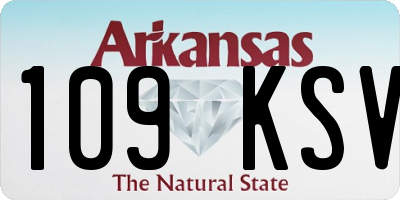 AR license plate 109KSV