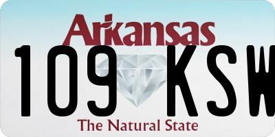 AR license plate 109KSW