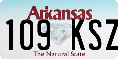 AR license plate 109KSZ