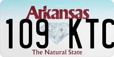 AR license plate 109KTC