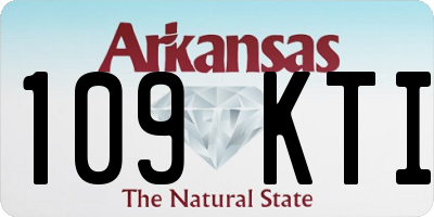 AR license plate 109KTI