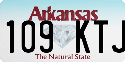 AR license plate 109KTJ
