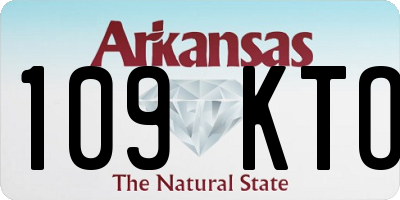 AR license plate 109KTO