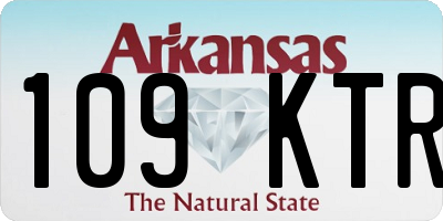 AR license plate 109KTR