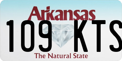 AR license plate 109KTS