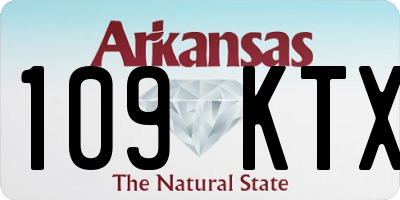 AR license plate 109KTX