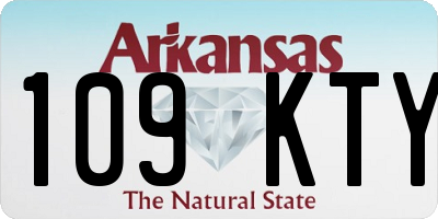 AR license plate 109KTY