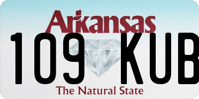 AR license plate 109KUB