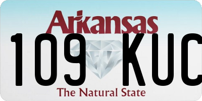 AR license plate 109KUC