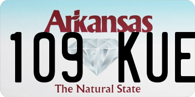 AR license plate 109KUE