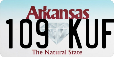 AR license plate 109KUF